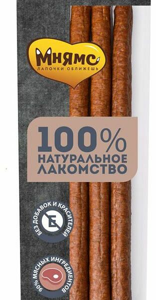 Лакомства для собак Мнямс Колбаски из говядины