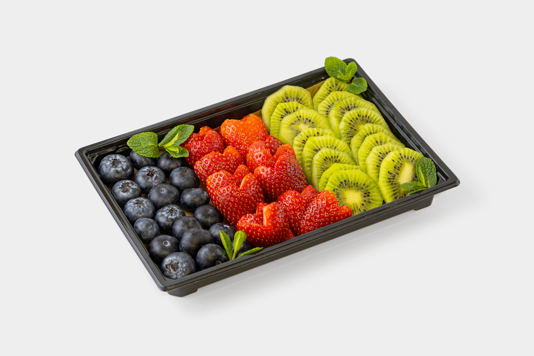 

Фруктовая тарелка Фруткорт голубика, клубника, киви 460 г