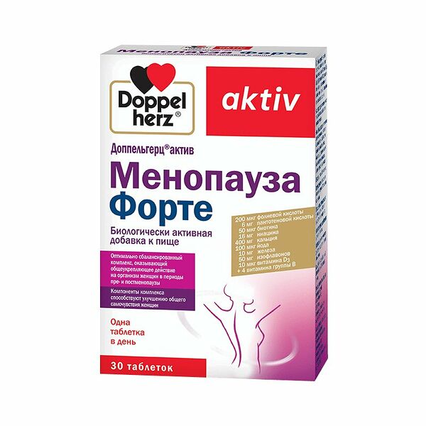 Doppelherz activ Менопауза форте таблетки 30 шт