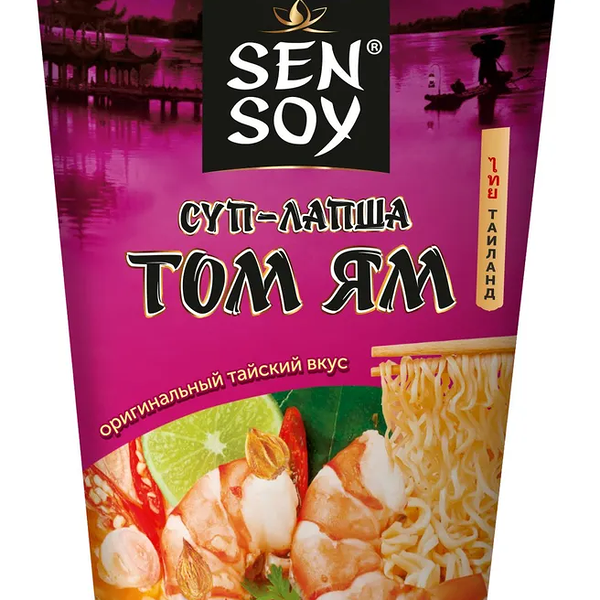 Суп-лапша Sen Soy Том Ям 65 г