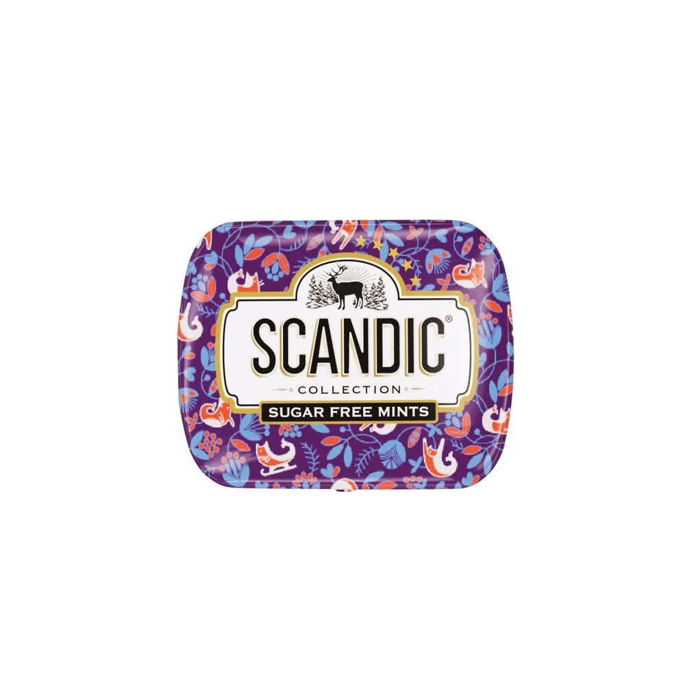 

Конфеты Scandic Клубничный микс без сахара 1 шт. упаковка в ассортименте 14 г