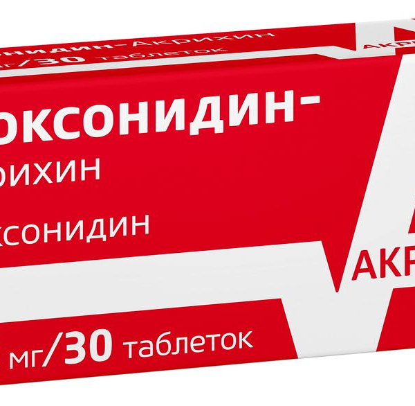 Моксонидин-Акрихин таблетки 0.2 мг 30 шт