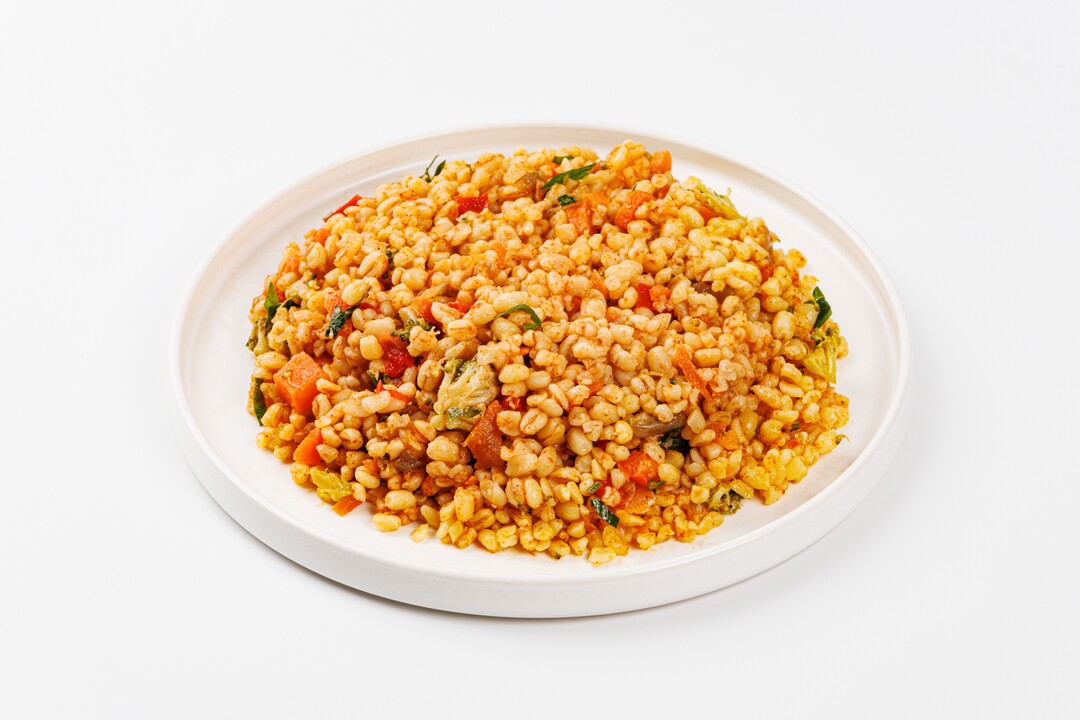 

Булгур с овощами и подкопченой паприкой 200 г