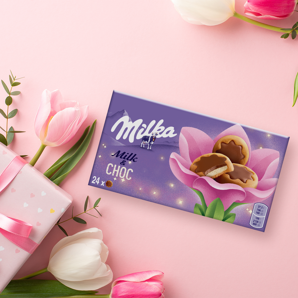 

Печенье Milka Milk & Choc с молочной начинкой 150 г