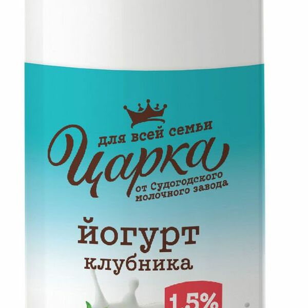 Йогурт Царка Клубника 1.5% 280 г