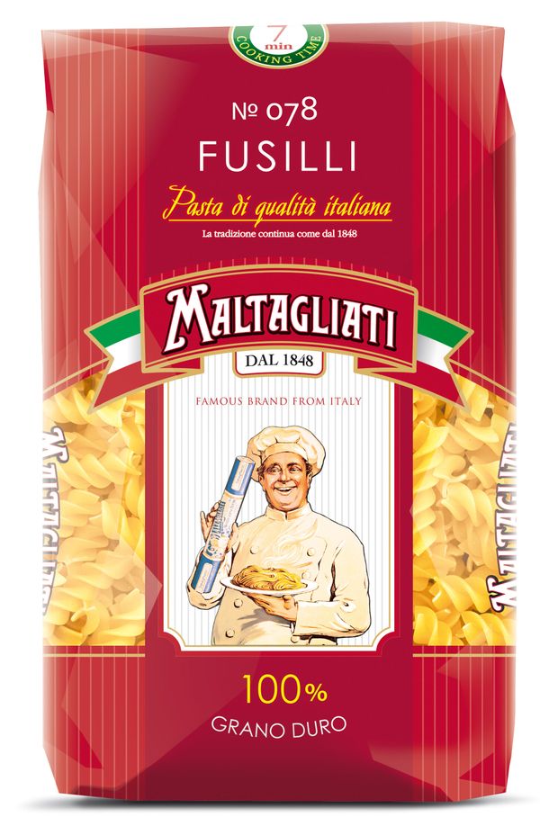 

Макаронные изделия Maltagliati Fusilli №078 450 г