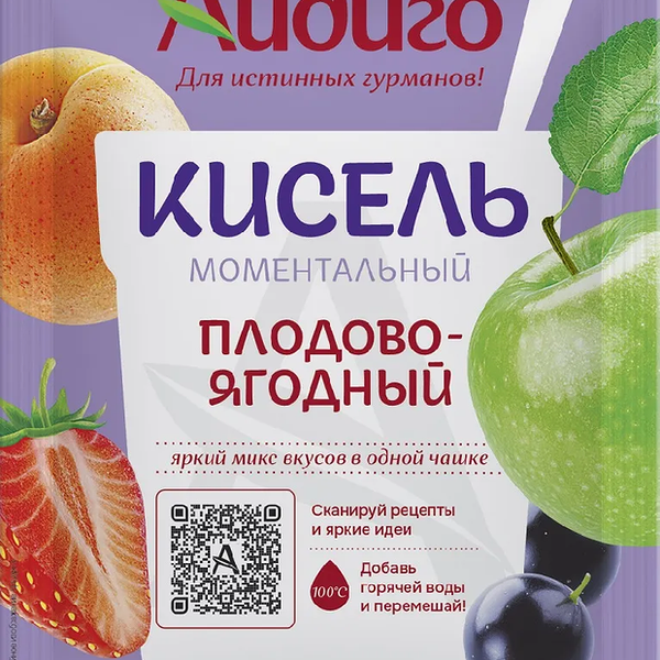Кисель моментальный Плодово-ягодный ТМ Айдиго 30г