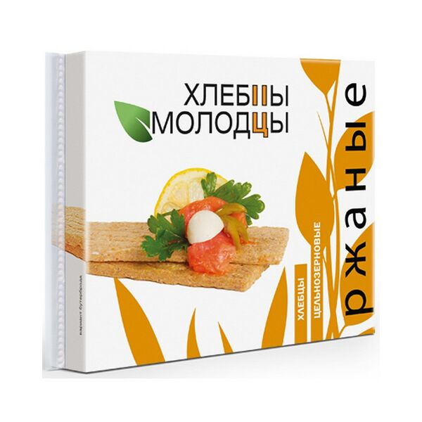 Хлебцы хруст.Хлебцы-молодцы Ржаные 110г