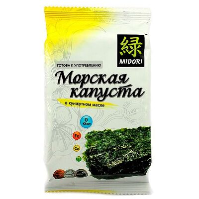 Морская капуста Midori в кунжутном масле 5 г