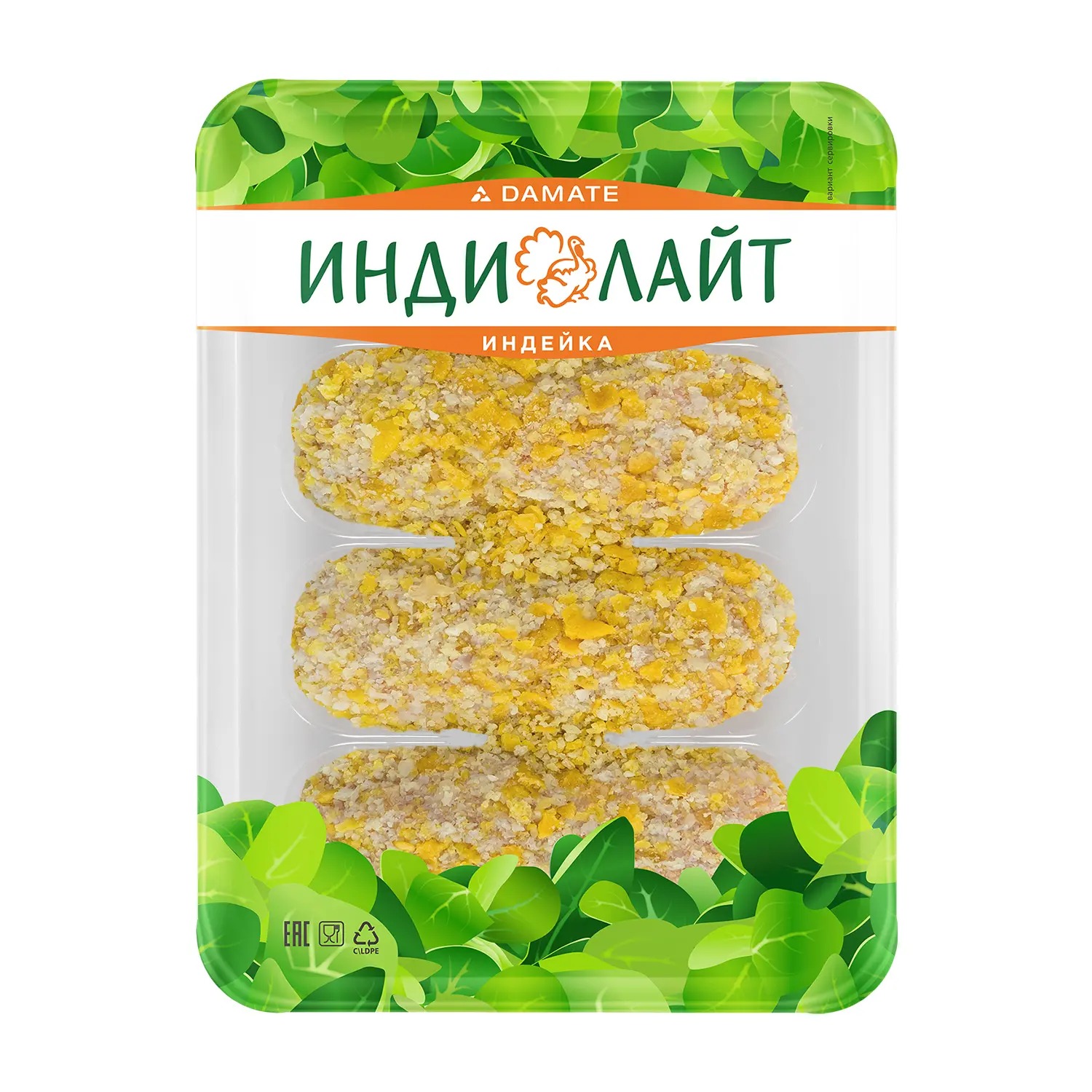 

Котлеты из индейки Индилайт со сливками 450 г