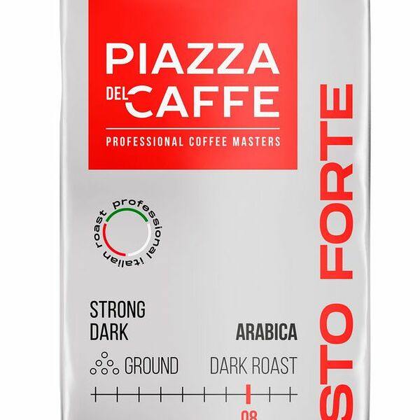 Кофе молотый Piazza Del Caffe Gusto Forte жареный 250 г