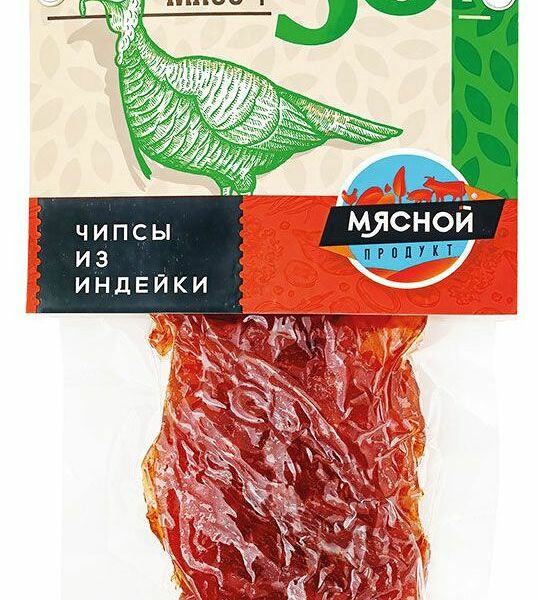 Чипсы сыровяленые Мясной продукт из индейки