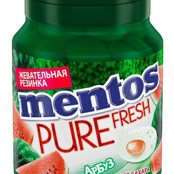 Жевательная резинка Mentos Pure Fresh Арбуз 54 г