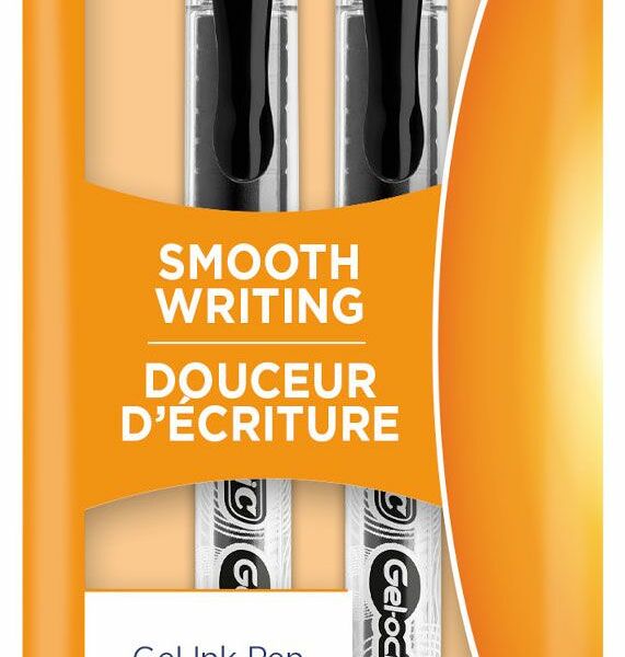 Ручки гелевые Bic Gel-Ocity Stic чёрный 0,5 мм 2 шт.