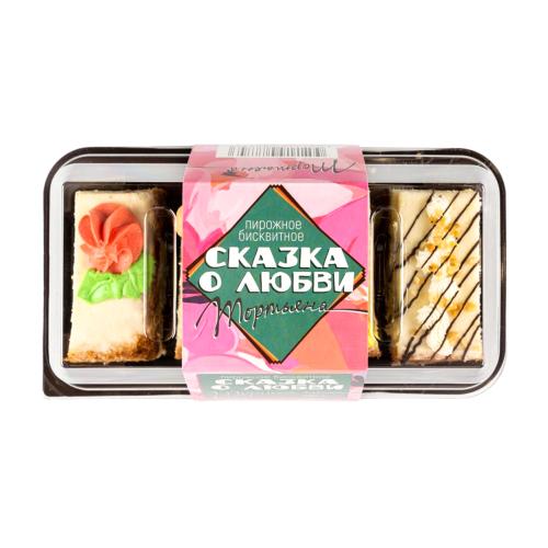

Пирожное Тортьяна бисквитное Сказка о любви 280 г