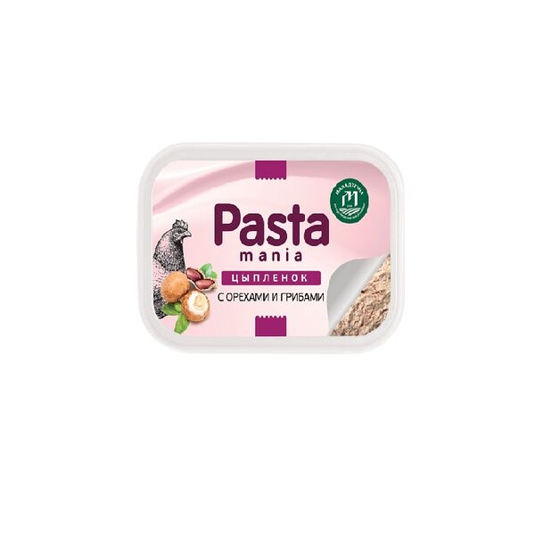 Изделие кулин из мяса ц/бр вар рубл охл Цыпленок с орехами и грибами фикс 150г Велес-Мит