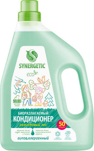 

Кондиционер-ополаскиватель для белья Synergetic Реликтовый лес 1.5 л