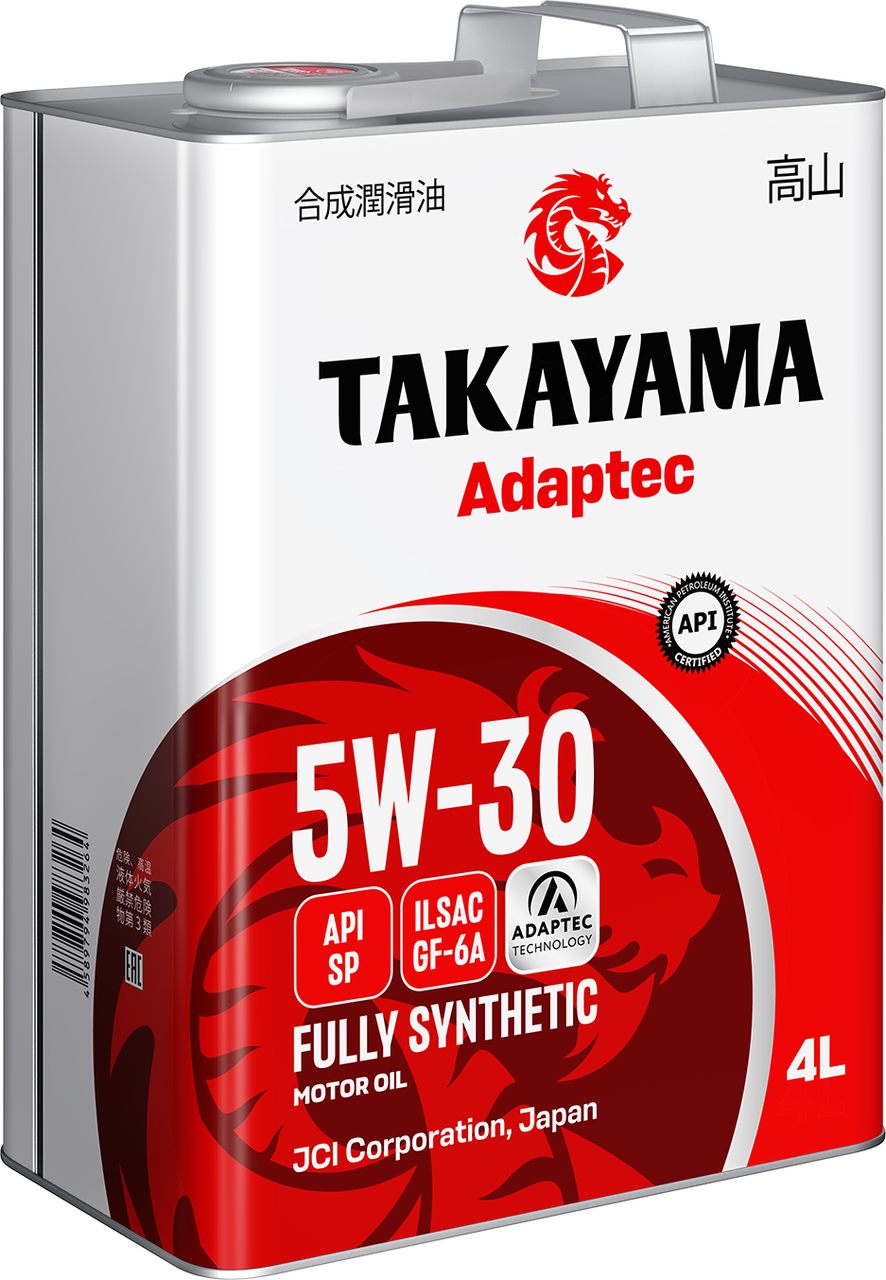 

Масло моторное Takayama Adaptec GF-6A SP 5W-30 4 л