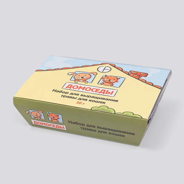 Набор для выращивания травы для кошек, собак, грызунов и птиц 30 г