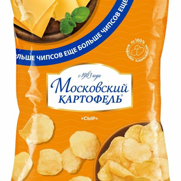 Чипсы Московский картофель со вкусом сыра 200 г 