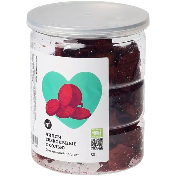 Чипсы М2 Свекольные с солью 80 г