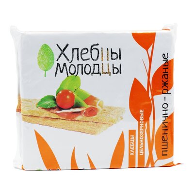Хлебцы  пшенично-ржаные Хлебцы Молодцы 100 г