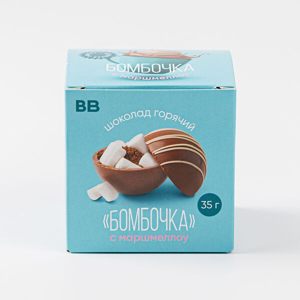 Шоколад горячий ВкусВилл Бомбочка с маршмеллоу 35 г