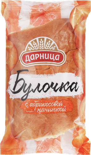 

Булочка Ремесленный хлеб с абрикосовой начинкой 75 г