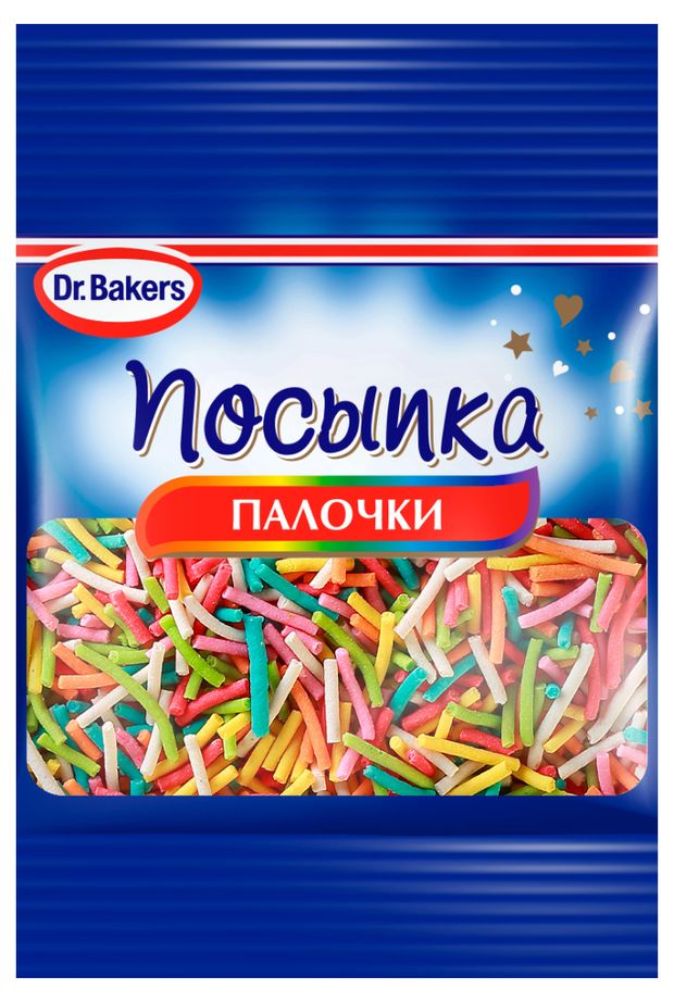 

Посыпка кондитерская Dr.Oetker Палочки цветная 10 г