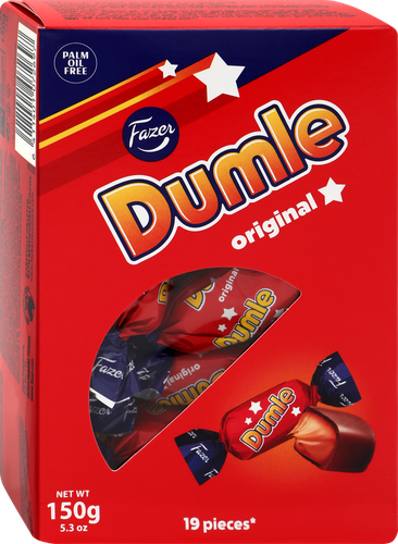 

Набор конфет Fazer Dumle Original из мягкого сливочного ириса в молочном шоколаде 150 г