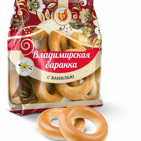 Баранка Владимирская Золотой колобок с ванилью