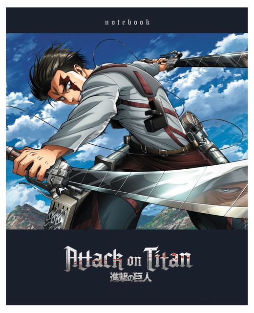 

Тетрадь Hatber Атака Титанов.Сезон 1-3 48 листов в клетку на скобе А5, в ассортименте