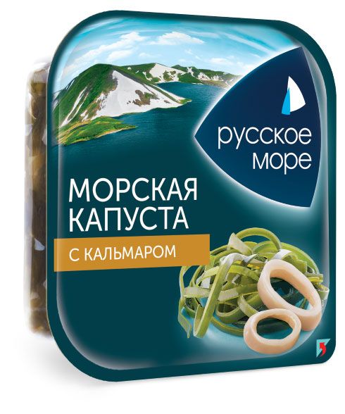 

Морская капуста Русское море с кальмаром 200 г