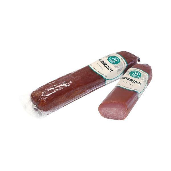 Продукт мясн фирменн МЯСНОЙ ДУЭТ с/к слоеный (вак/уп) вес Велес-Мит