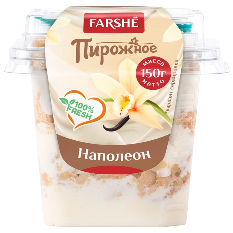 

Пирожное Farshe Наполеон 150 г
