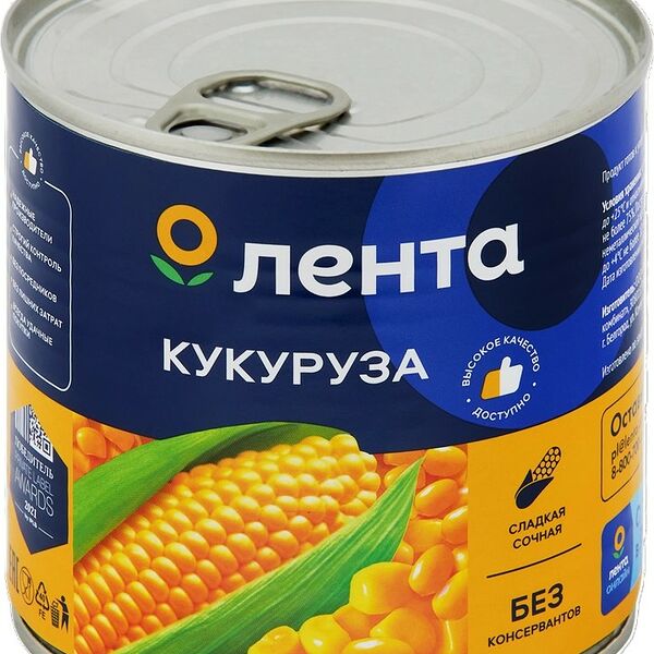 Кукуруза Лента 425 мл