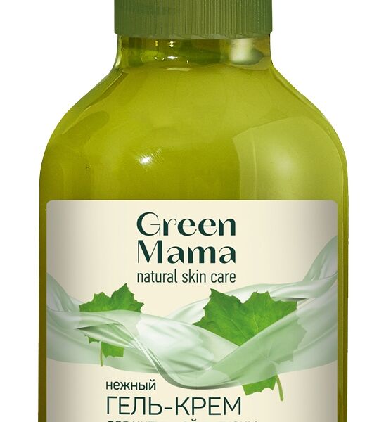 Нежный гель-крем для интимной гигиены Green Mama мать-и-мачеха и масло чайного дерева 300 мл