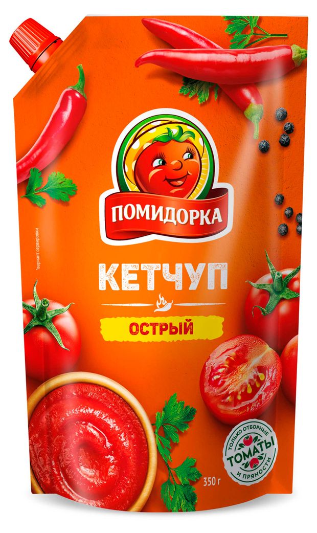 

Кетчуп Помидорка Острый 350 г
