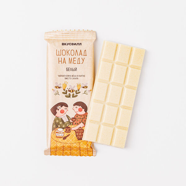 Шоколад белый на меду 45 г