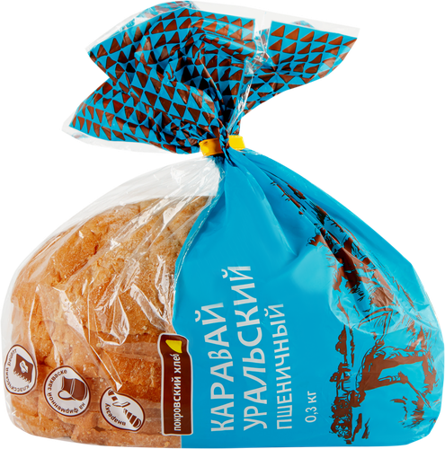 

Хлеб Каравай Уральский Покровский Хлеб в нарезке 300 г