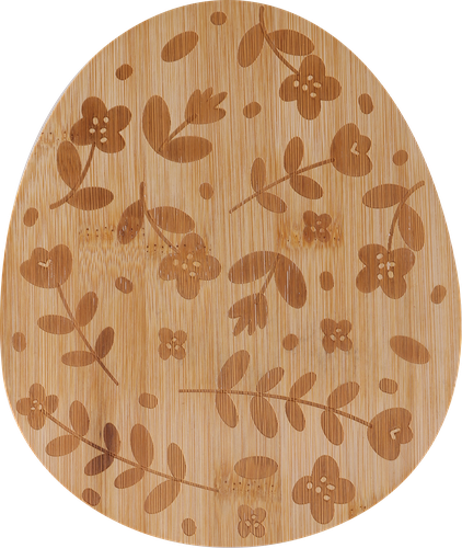 

Доска Homeclub Easter egg 19х16х1.5 см бамбук в ассортименте