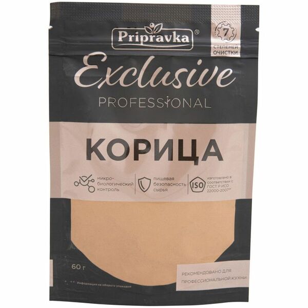Корица Pripravka Exclusive Professional молотая, 60г