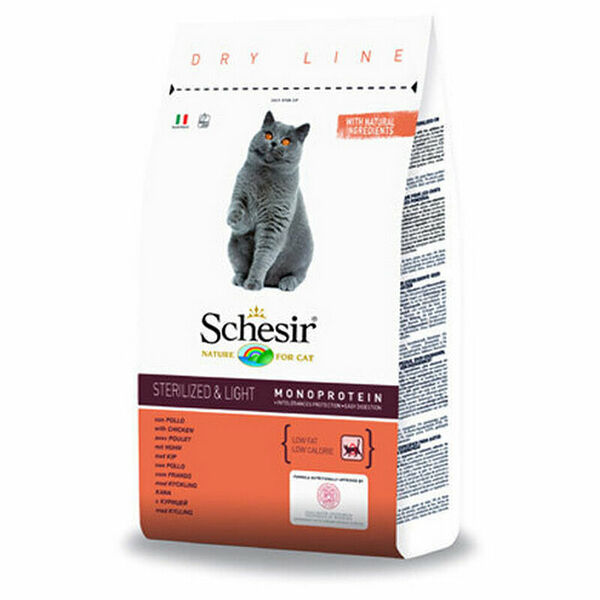 Корм для кастрированных стерилизованных кошек ТМ Schesir