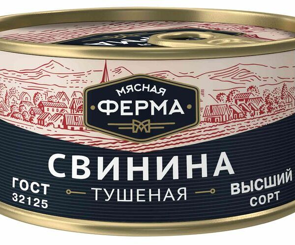 Свинина тушеная Мясная Ферма 325г