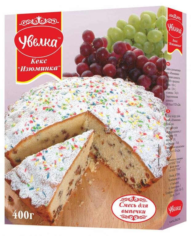 

Смесь для выпечки Кекс изюминка ТМ Увелка