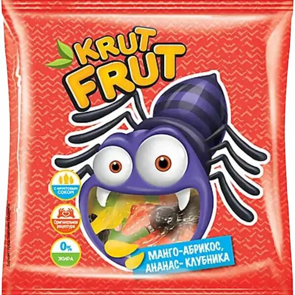 Мармелад KrutFrut Паучки жевательный