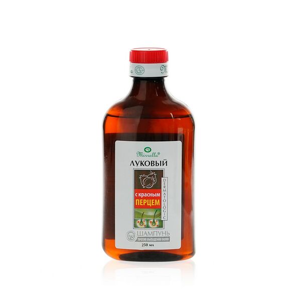 Шампунь Mirrolla Луковый с экстрактом красного перца
