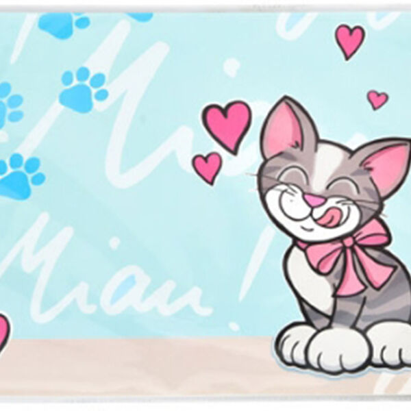 HOMEPET kitty sweetie коврик под миску 28 х 43 см.