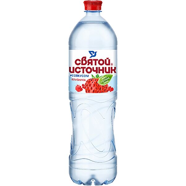 Вода Святой источник со вкусом клубники 1.5л