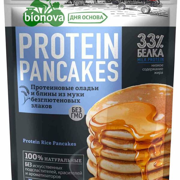 Смесь Bionova для протеиновых оладий и блинов c рисовой мукой